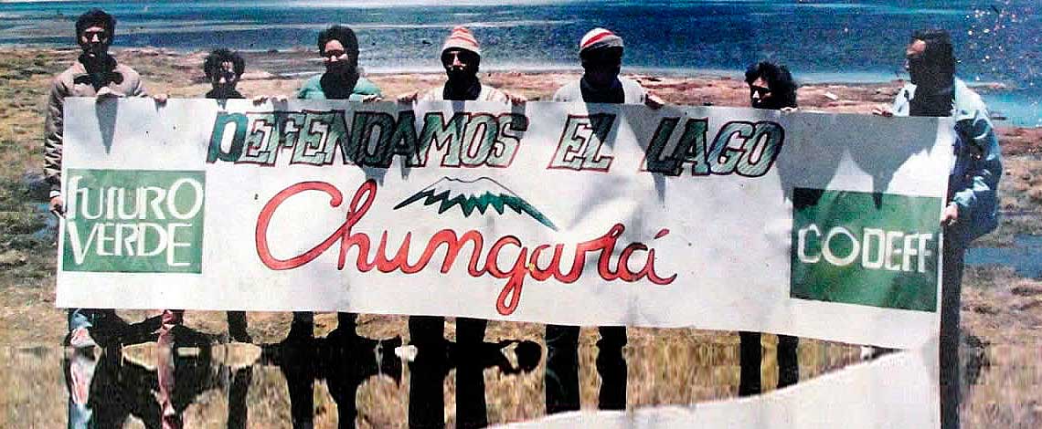 1985 | Denuncia y recurso de protección en defensa del Lago Chungará, Parque Nacional y Reserva de la Biosfera